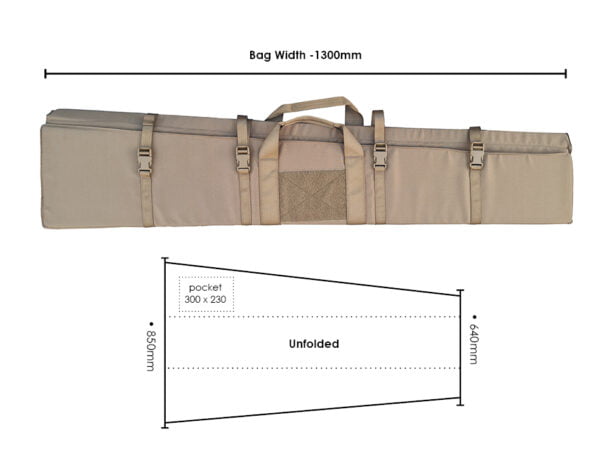 heresy premier tri fold rifle bag