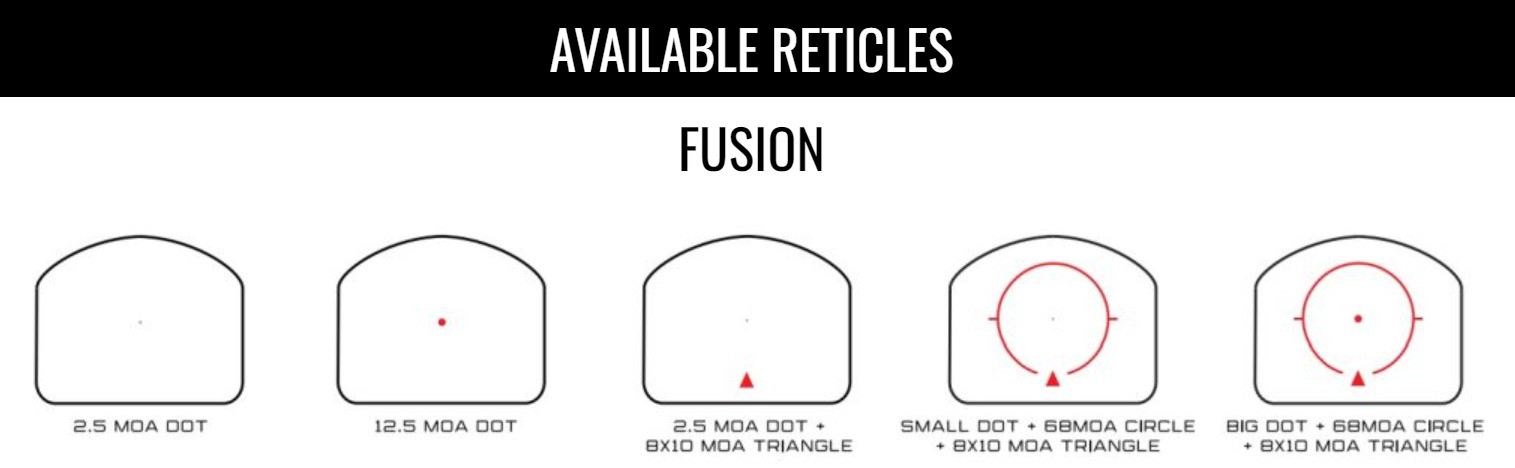 apex fusion 1x30 red dot sight